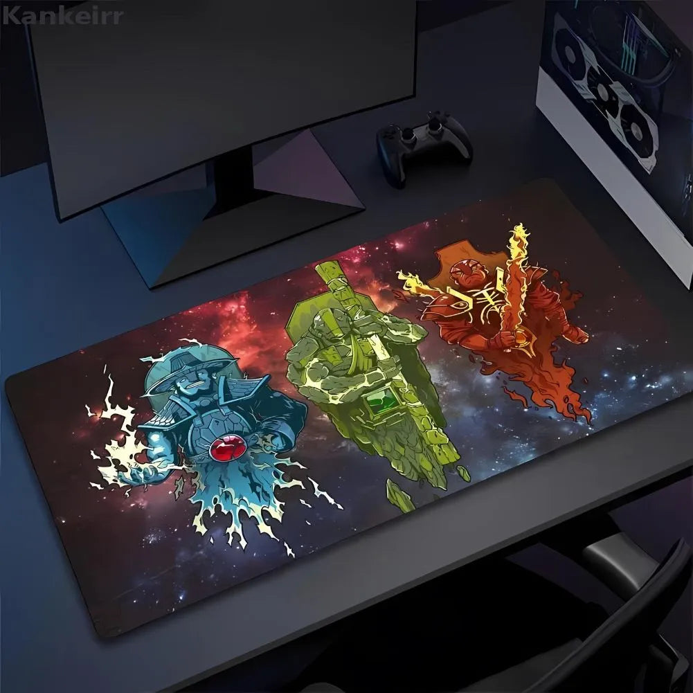 Tapis de souris XXL Dota 2 Moba Rouge