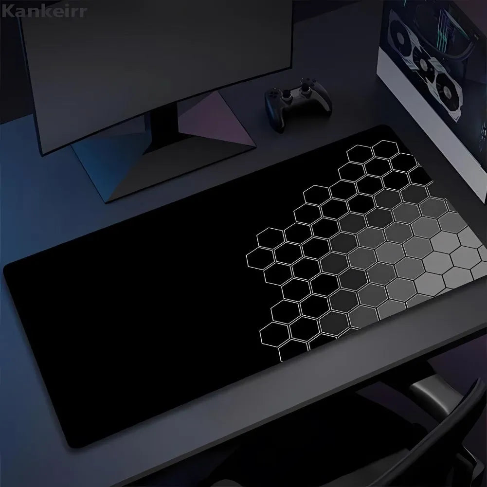 Tapis de souris XXL de couleur Noir
