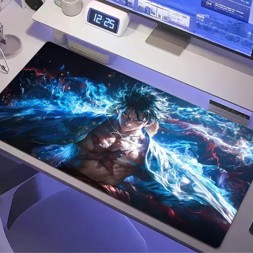One Piece Luffy Blue Lightning - XXL Gaming Mouse Pad