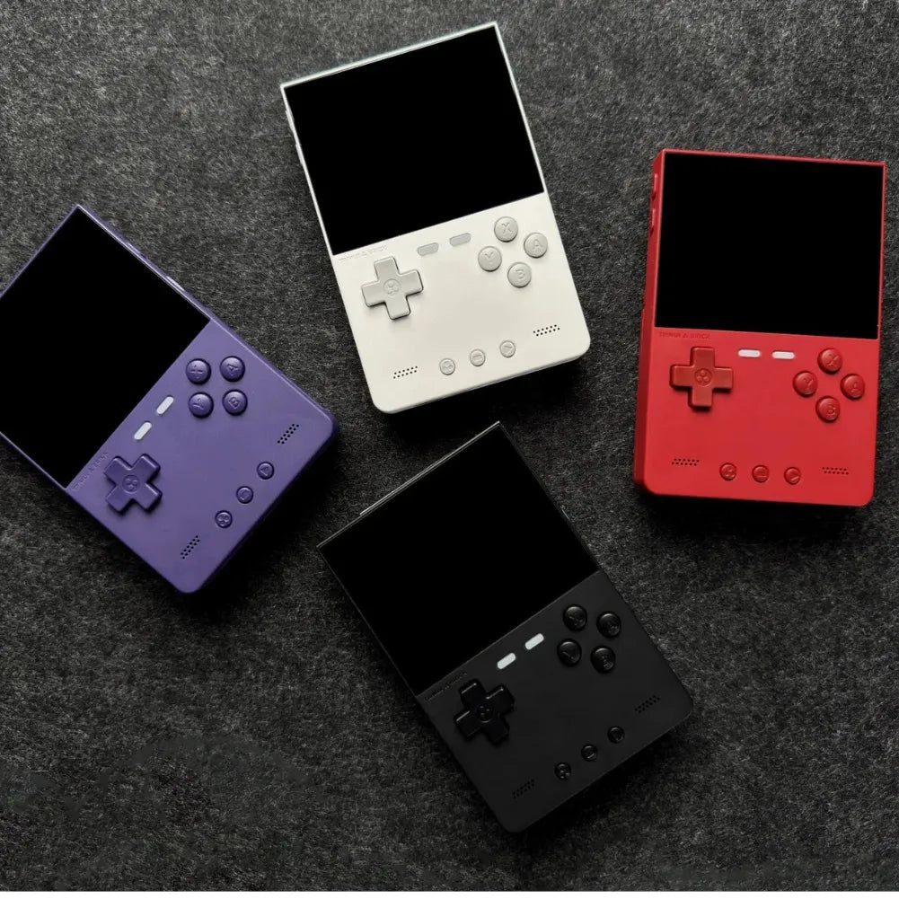 Trimuî Brick - Consoles portables disponibles en violet, blanc, rouge et noir, écran IPS 3,2".