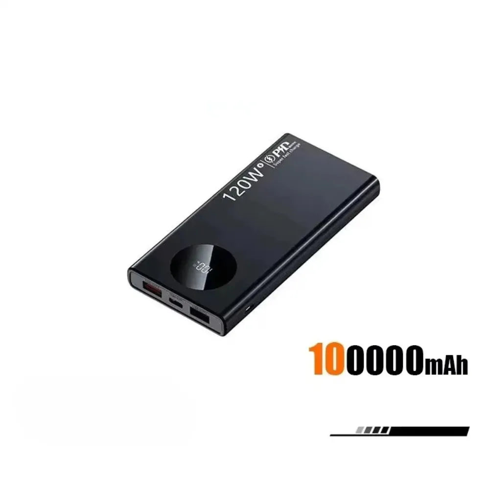 VIVO Power Bank 120W — Batterie externe USB-C Puissante avec capacité de 10000mAh et ports USB.