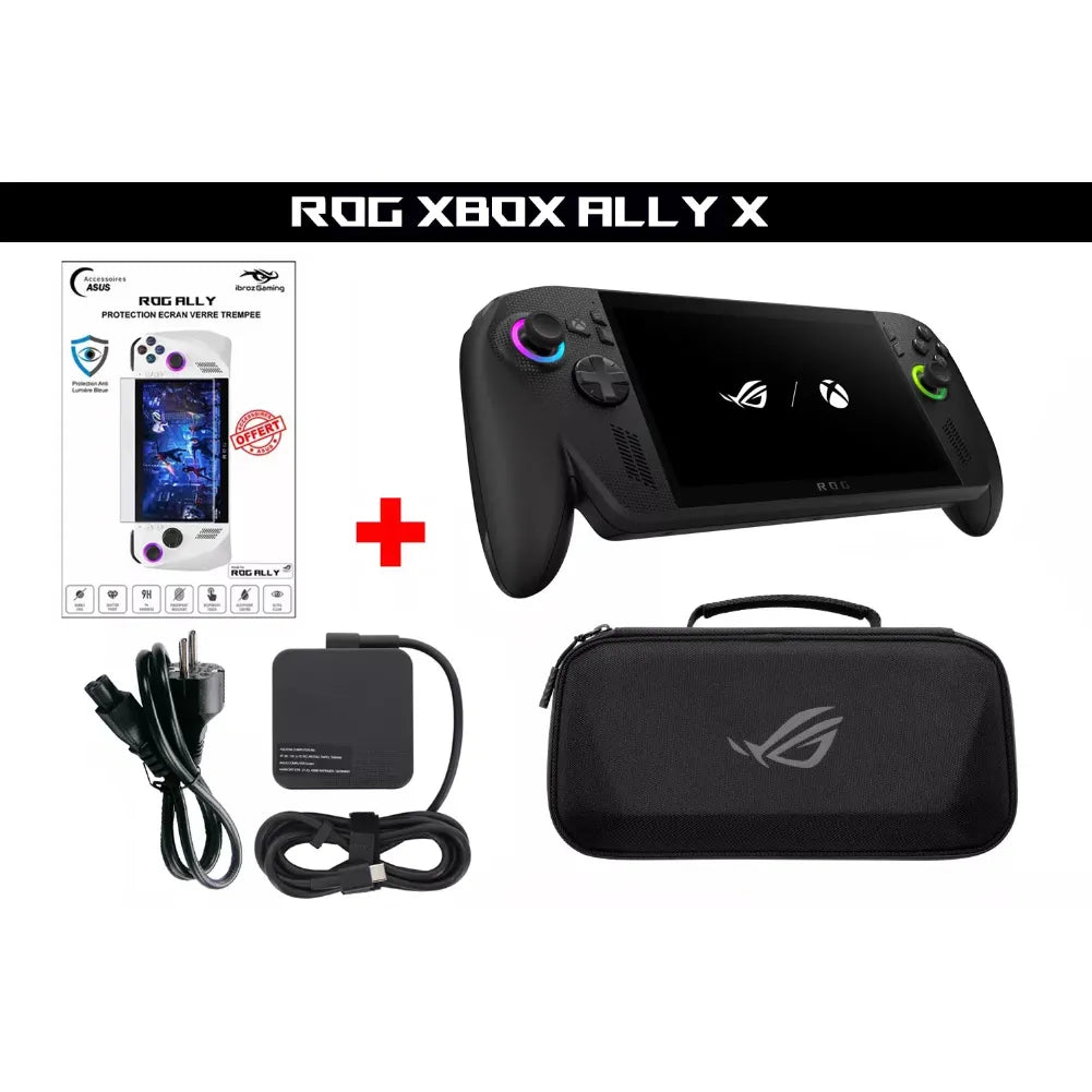 ROG Xbox Ally X – Console portable noire 120 Hz, VRR avec accessoires et chargeur