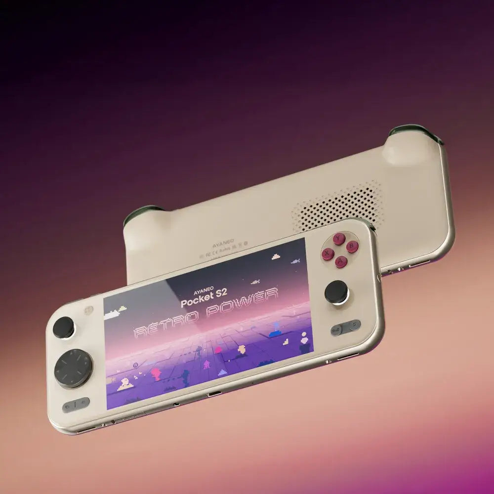 AYANEO Pocket S2 – Console portable avec écran 2K et design rétro innovant.