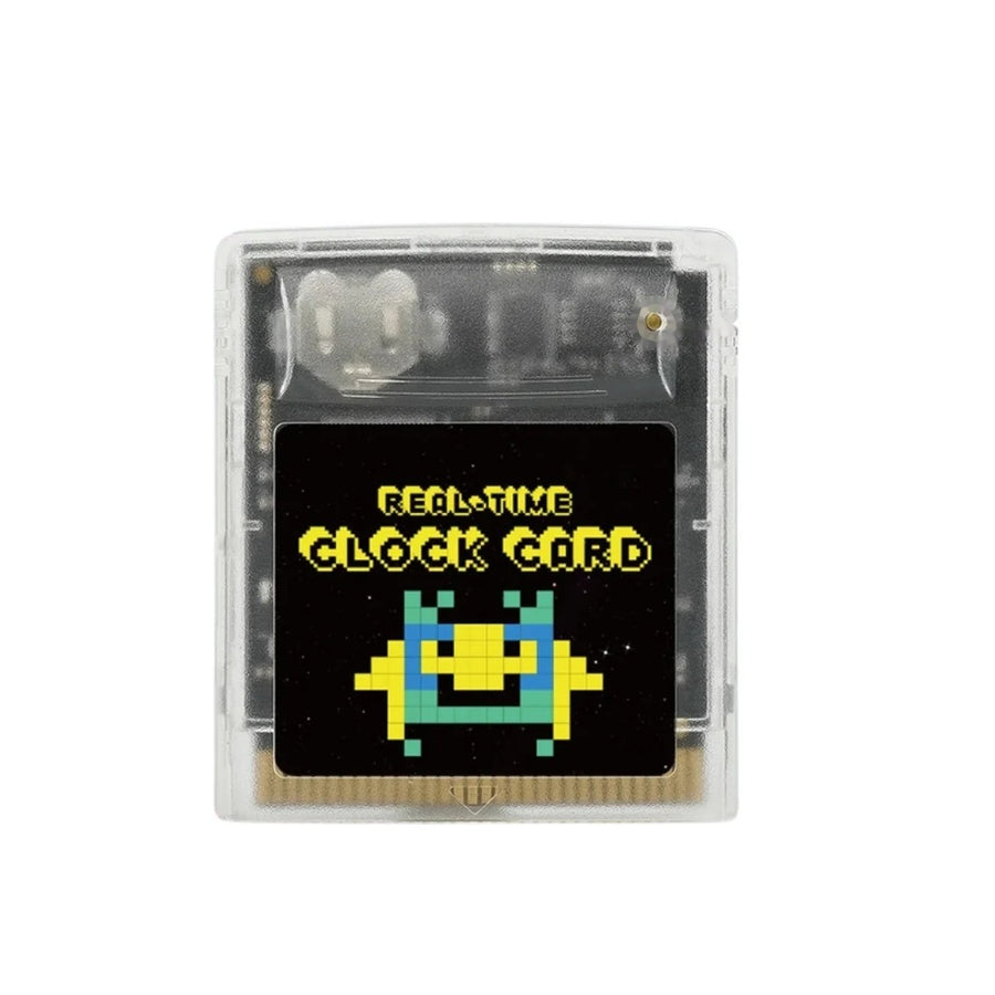 8-MB-Flash-Modul für Game Boy und Game Boy Color mit RTC-Uhr, transparentes Gehäuse