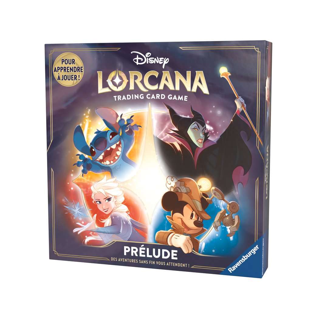 Coffret Disney Lorcana Prélude — set d'initiation pour apprendre à jouer