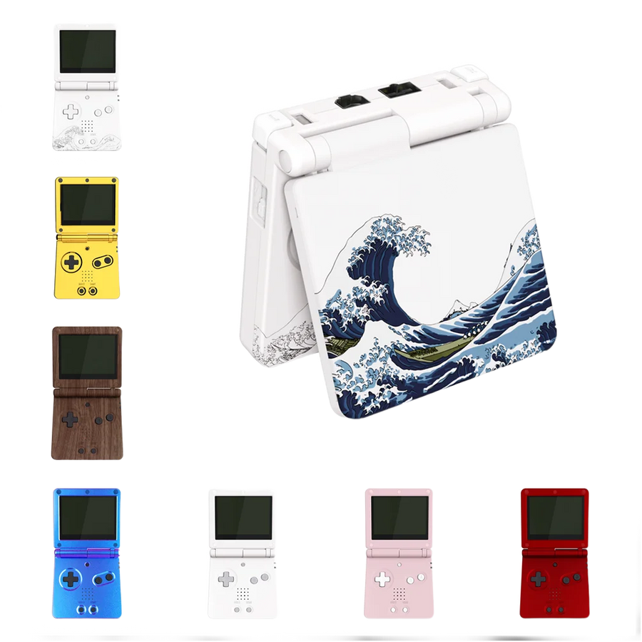 Coque de remplacement complète pour Game Boy Advance SP, coques avant et arrière avec boutons et visserie