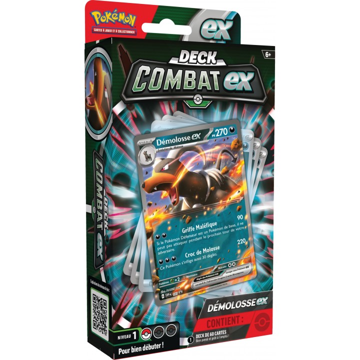 Deck Combat-ex Pokémon Melmetal-ex ou Démolosse-ex — 60 cartes