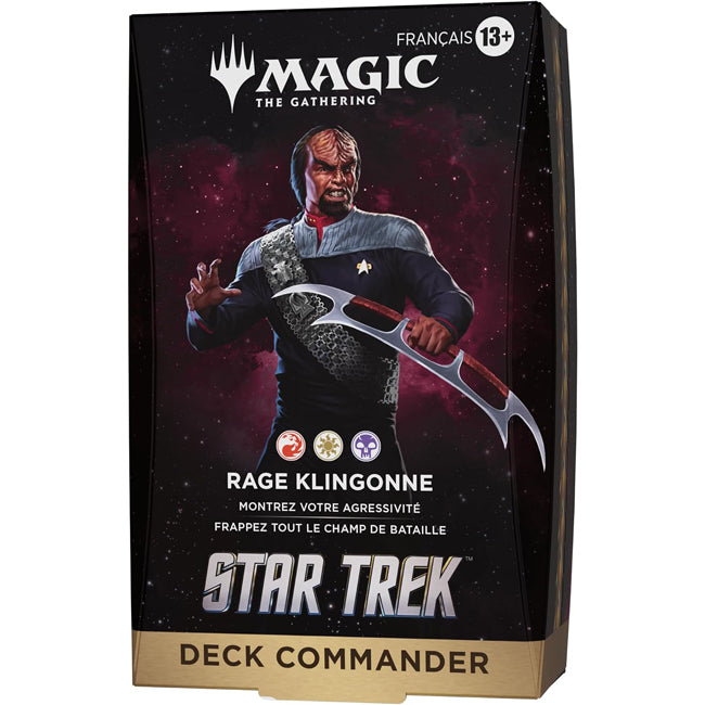 Decks Commander Magic: The Gathering Star Trek — Rage klingonne