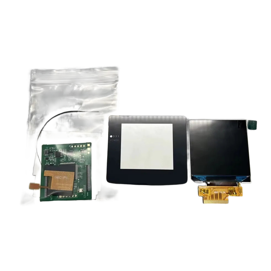 Dalle IPS 2,45 pouces pour Game Boy Color, montage sans découpe de la coque