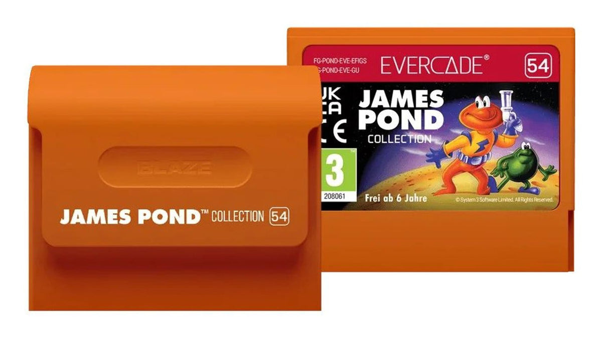 Cartouche et boîtier Evercade James Pond Collection