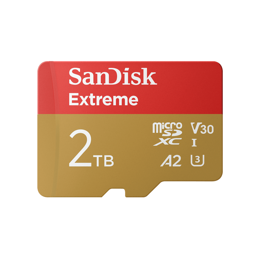 microSDXC-Karte SanDisk Extreme 2 TB, Vorderansicht