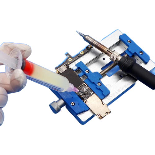 Lötflussmittel RMA-223 in 10-cc-Spritze — mit Nadel