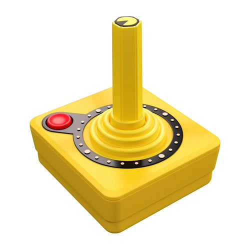Atari CX40+ Wireless Joystick PAC-MAN Edition — 5 colours, DB9 and USB-A adapters included