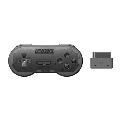 8BitDo SN30 SNES Controller Schwarz – Das kabellose 2.4G-Retro-Erlebnis