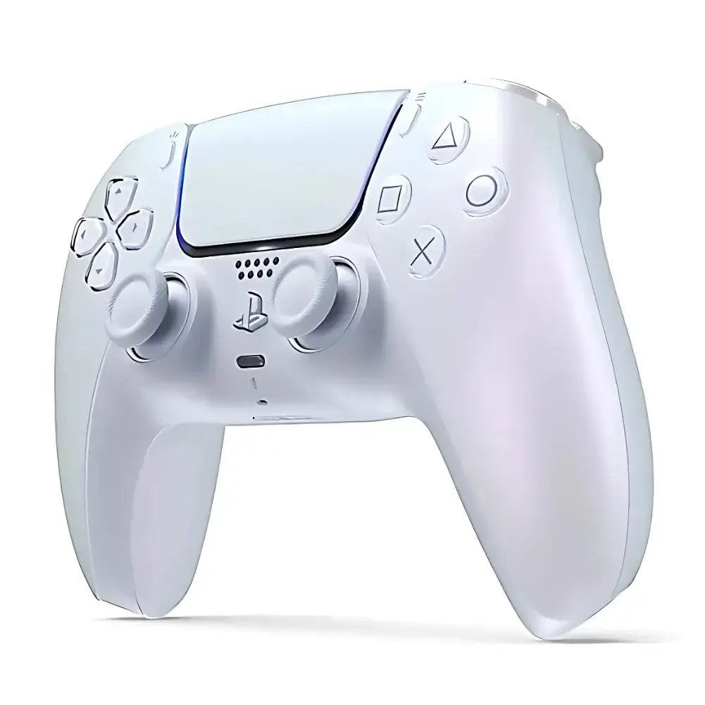 Gros plan sur les gâchettes adaptatives de la DualSense™ Chroma Pearl.