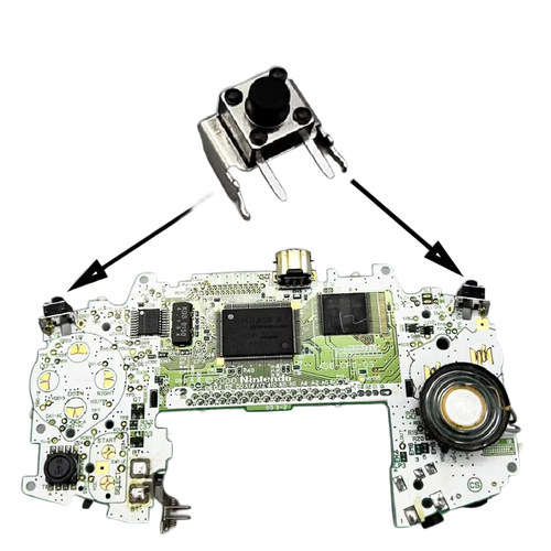 L/R-Schultertasten-Mikroschalter für Game Boy Advance und SP