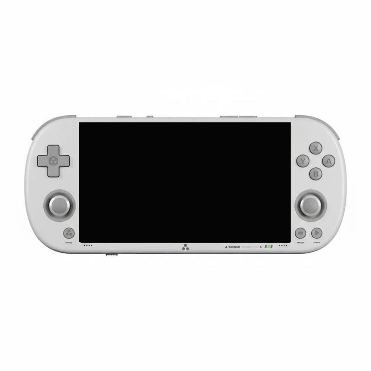 White TrimUI Smart Pro S console, screen off
