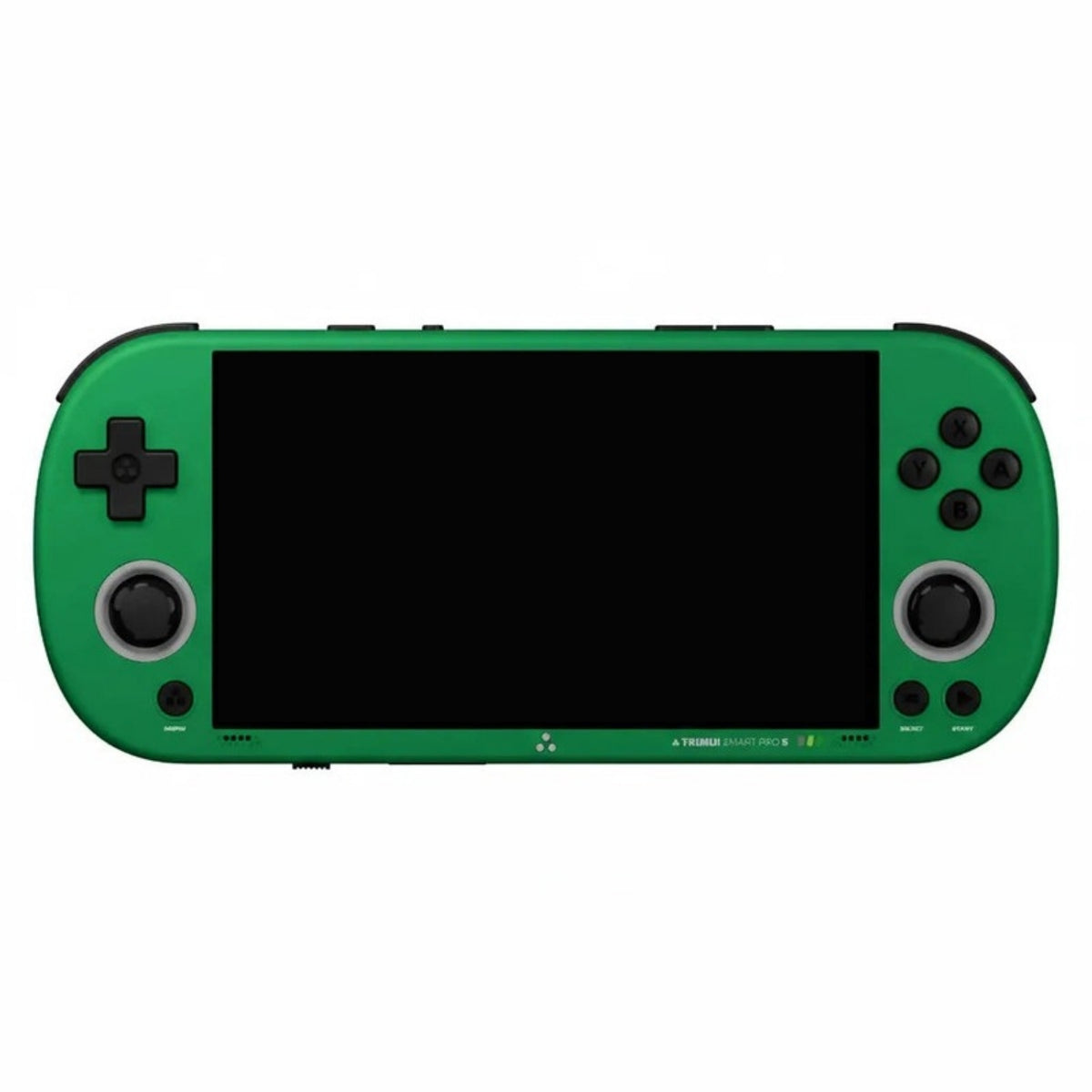 Green TrimUI Smart Pro S console, screen off