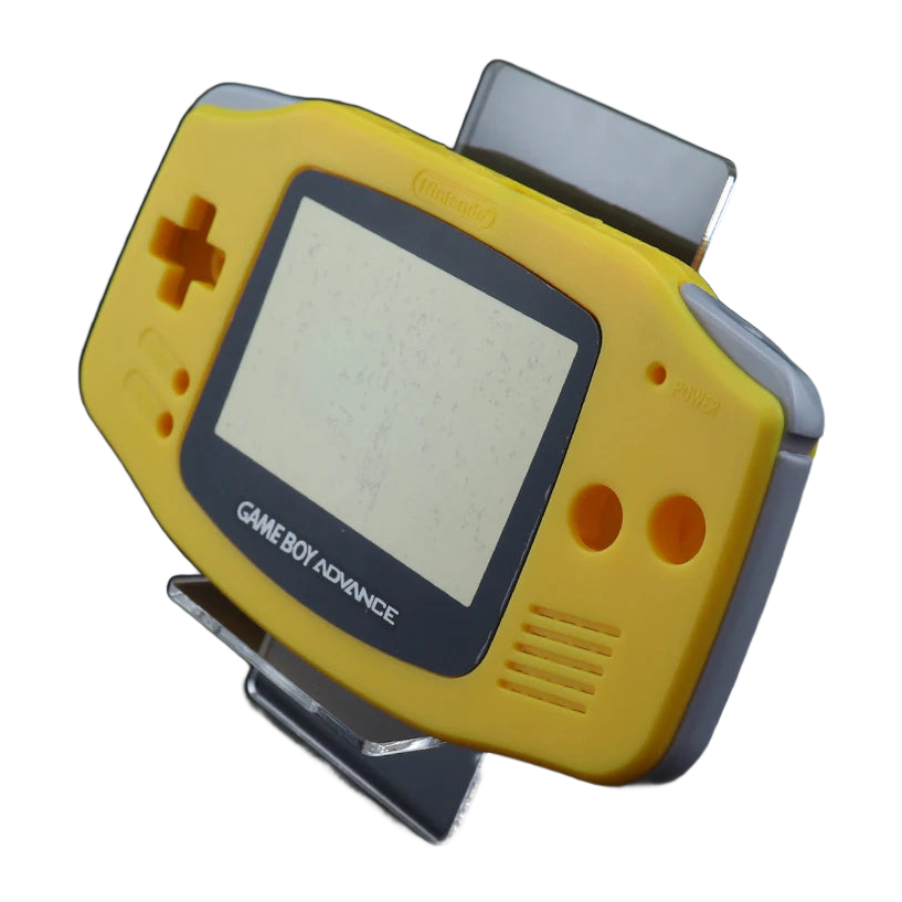 Présentoir en acrylique transparent à encoche unique pour exposer une console portable debout