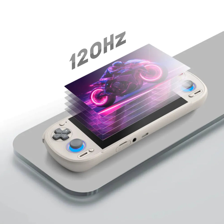 Retroid Pocket 6, console portable rétro, écran à 120 Hz mis en avant