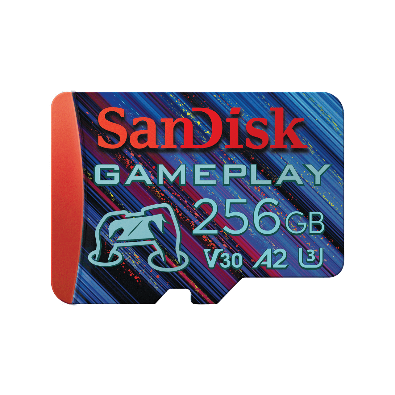 SanDisk microSD GamePlay 256 Go – jeux mobiles et consoles, carte mémoire haute performance.