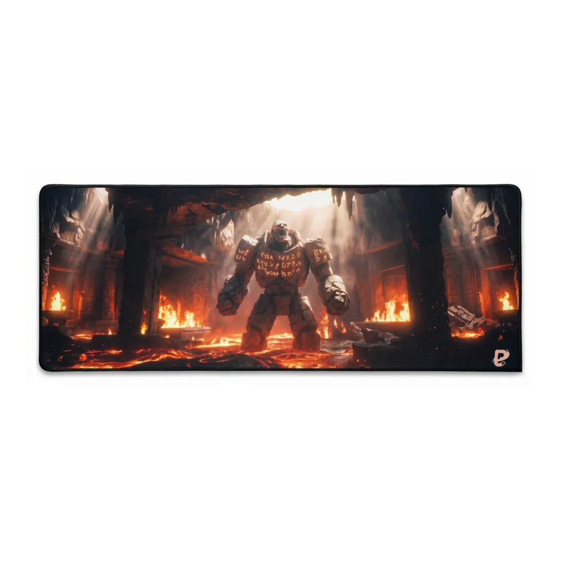 Tapis de souris XXL Golem de Lave PopMyPad, 900 x 400 mm, visuel 4