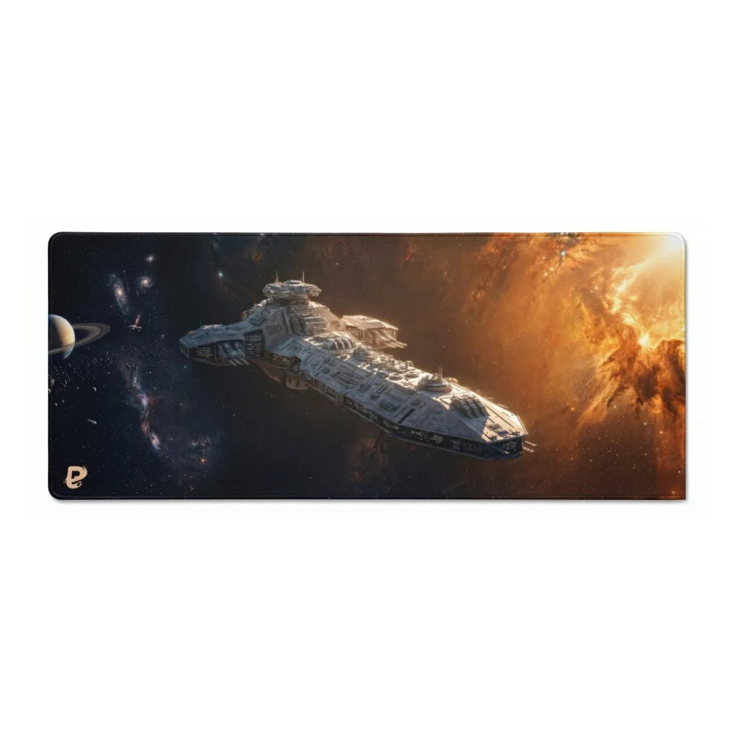 Tapis Souris XXL Vaisseau Spatial PopMyPad, format bureau, visuel principal