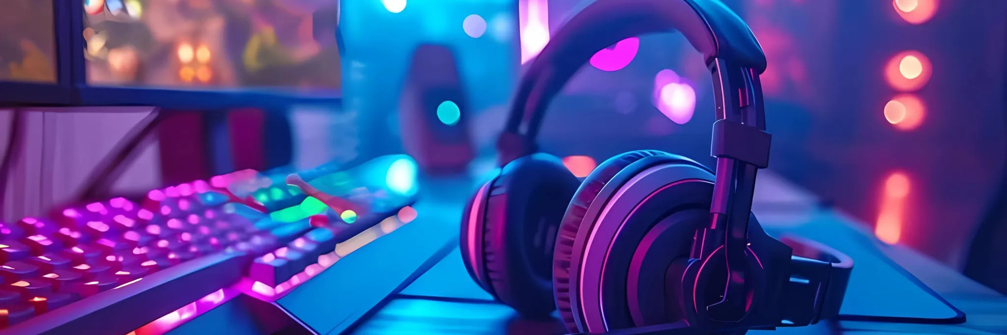 Casques Gamer avec son Surround 7.1, micros anti-bruit et éclairage inspiré pour une immersion totale.