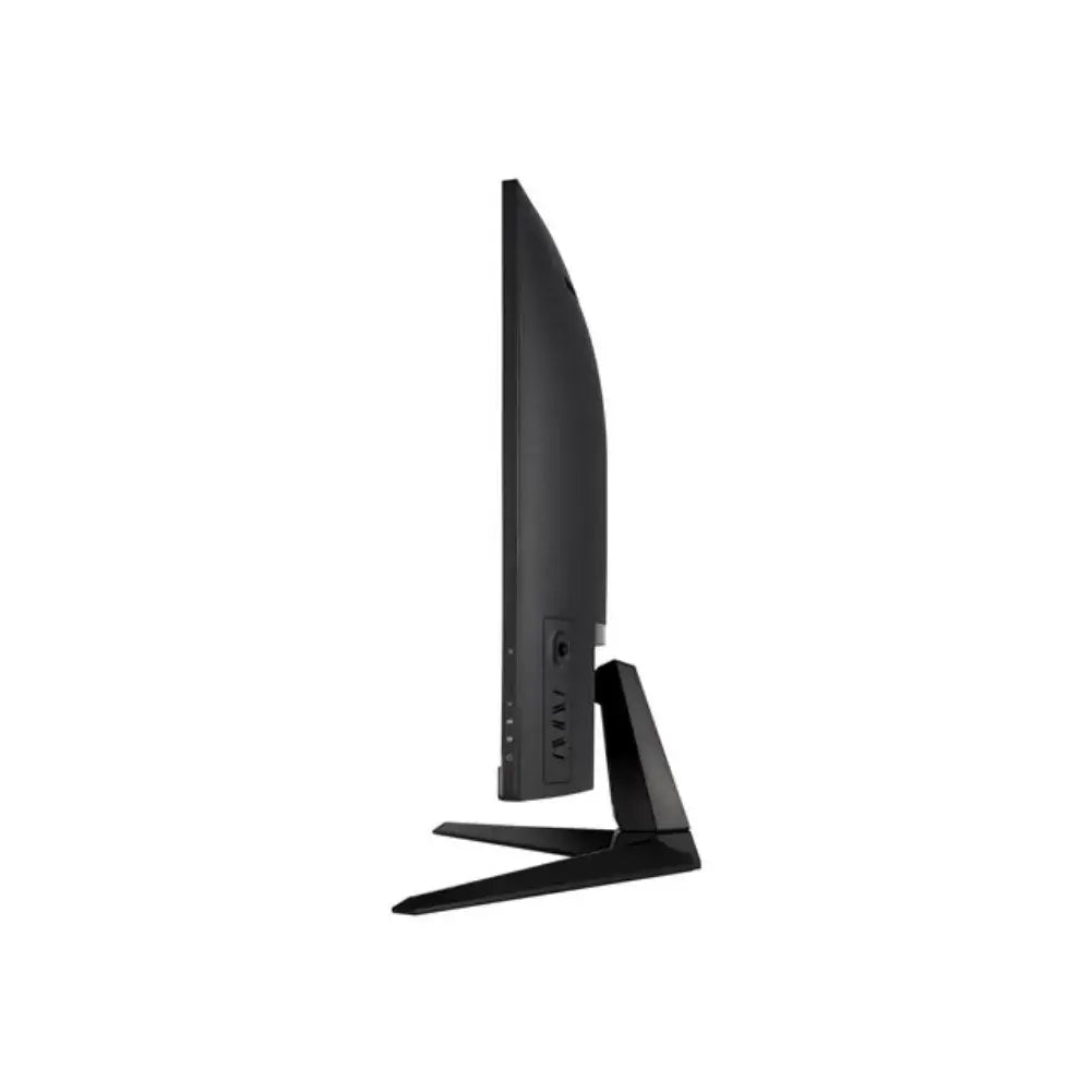 ASUS TUF Gaming VG32VQ1BR – Vue latérale de l’écran incurvé 32 pouces WQHD.