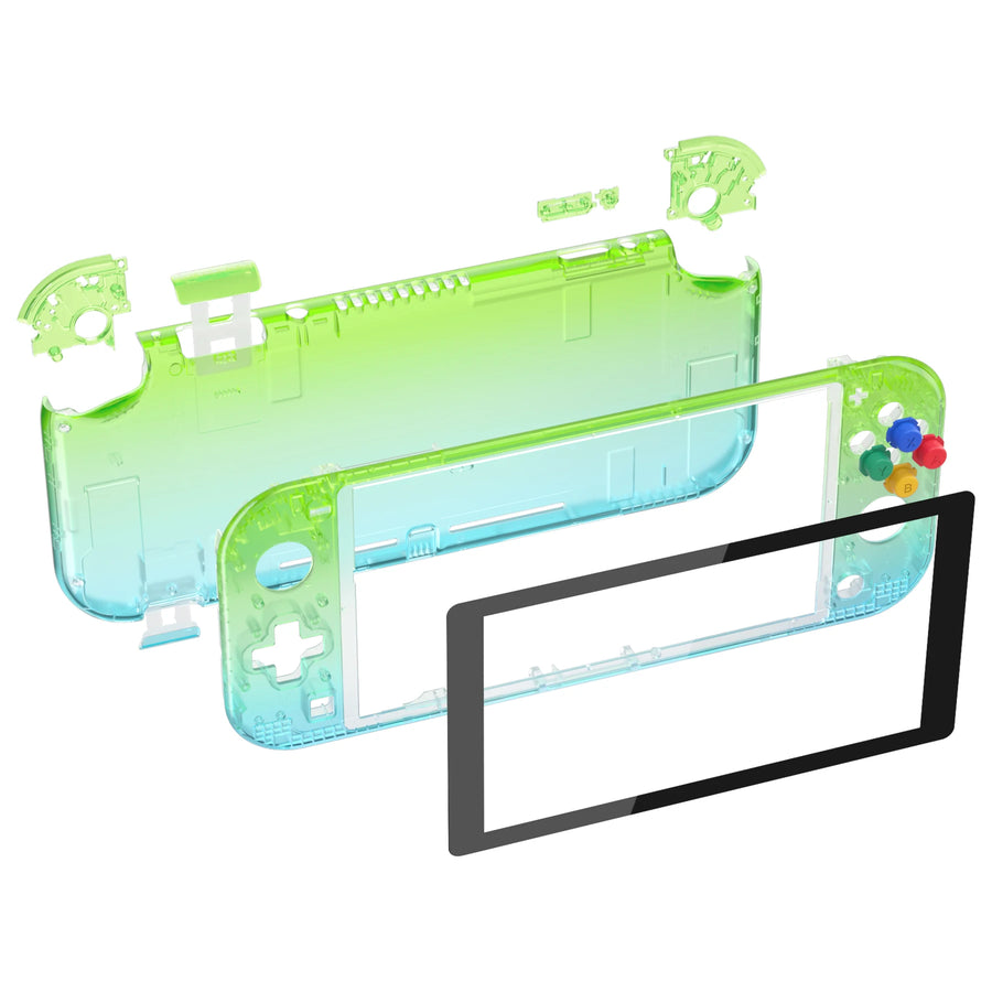 eXtremeRate shell for Switch Lite, green and blue gradient colour — image 47
