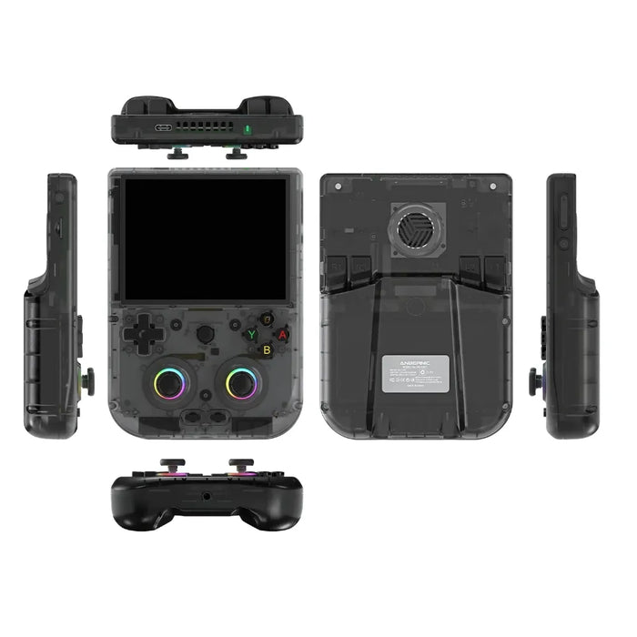 Ergonomic design and advanced connectivity — Anbernic RG406V - Android 13 handheld game console with 4-inch screen