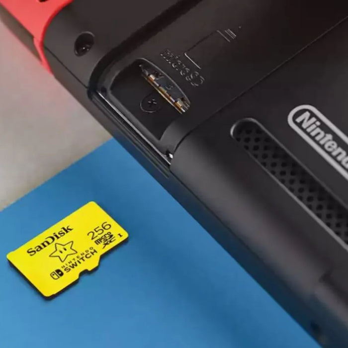 Was sie nicht kann — Nintendo®-lizenzierte microSDXC-Karten für Nintendo Switch™
