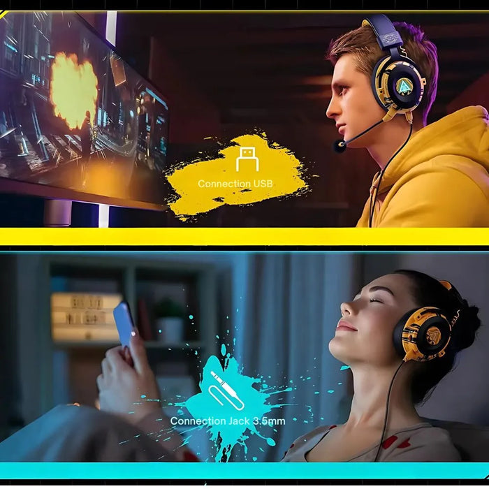 Zwei Kabel, zwei Einsatzarten — EKSA E900 Pro Gaming-Headset – Komfort und immersiver Sound