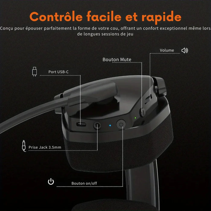Was NUBWO angibt, und was NUBWO nicht angibt — NUBWO G06 Headset Orange – Immersion und Ausdauer