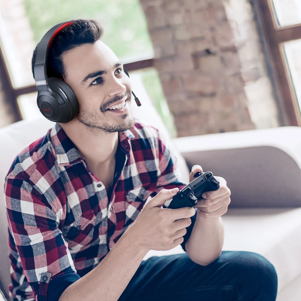 Casque PS5 sans fil noir bluetooth 5.3