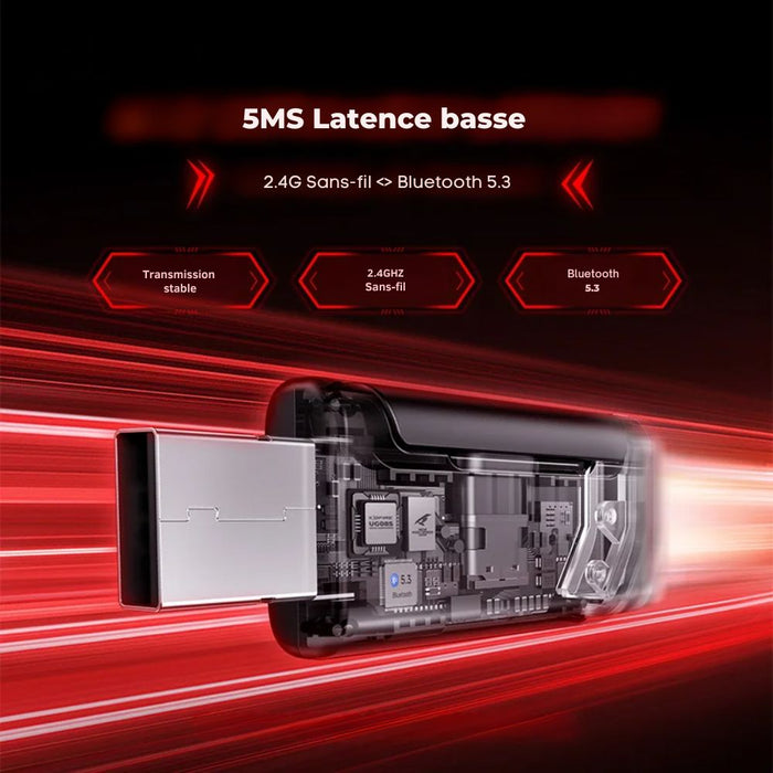 100 Stunden per Bluetooth, 45 per 2,4 GHz — Kabelloses PS5 Headset Picun G2 – 7.1 Surround Sound & 100 Std. Akku