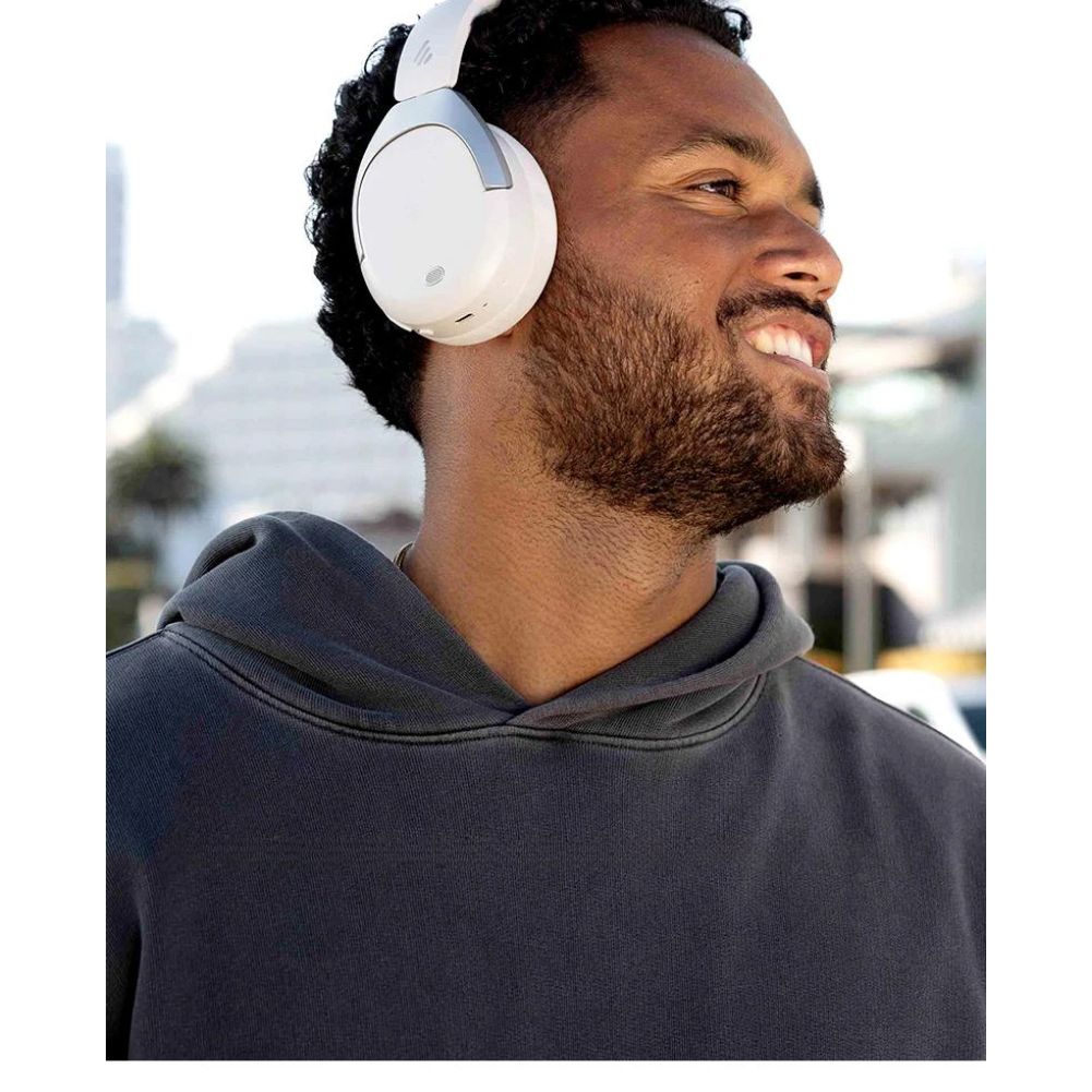 Casque gamer Edifier blanc ultra-confortable enveloppent vos oreilles pour un confort inégalé