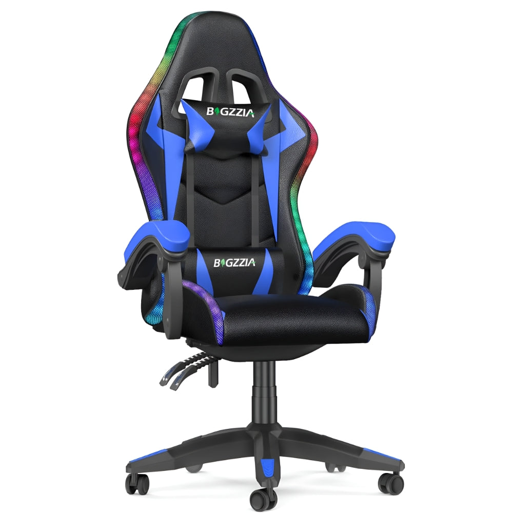 Chaise Gamer avec éclairage RGB, parfait pour les sessions de jeu intensives
