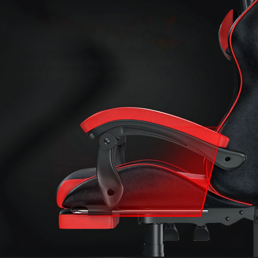 Acoudoirs réglables en hauteur et en largeur de la chaise gamer pour un confort optimal.