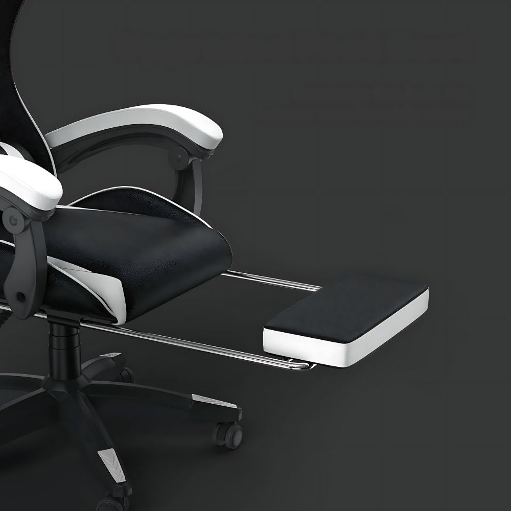 Réglage de l'inclinaison du dossier de la chaise gamer pour une position idéale, que ce soit pour jouer, travailler ou se détendre.