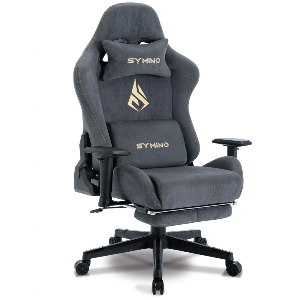 Chaise gamer symino gris fabriqué pour tous les gamers passionnés