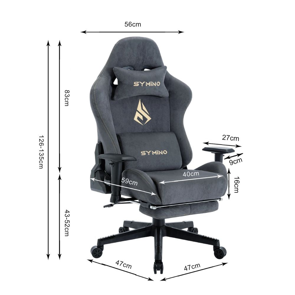Chaise gamer symino fabriqué pour tous les gamers passionnés