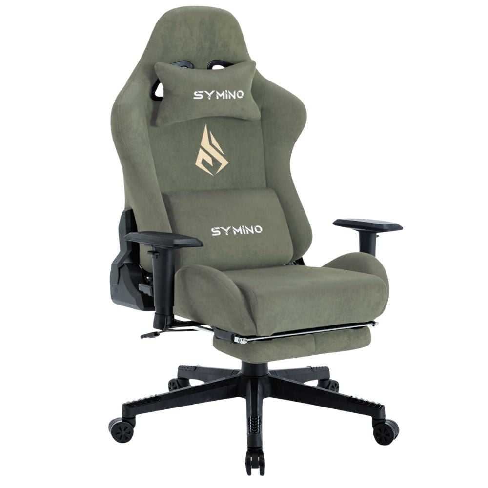 Chaise gamer symino vert fabriqué pour tous les gamers passionnés
