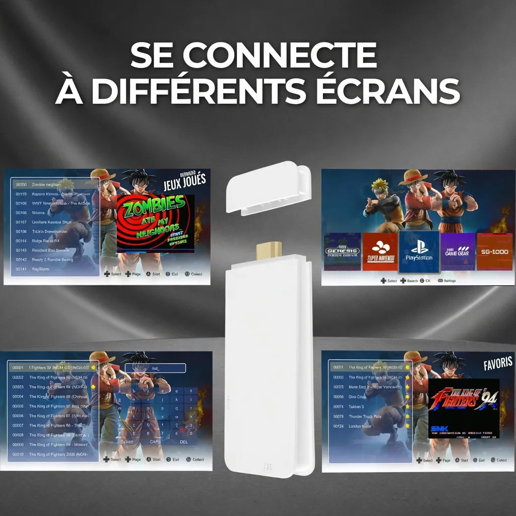 Console Rétro M15 : Vivez l'Arcade en 4K avec 50 000 Jeux