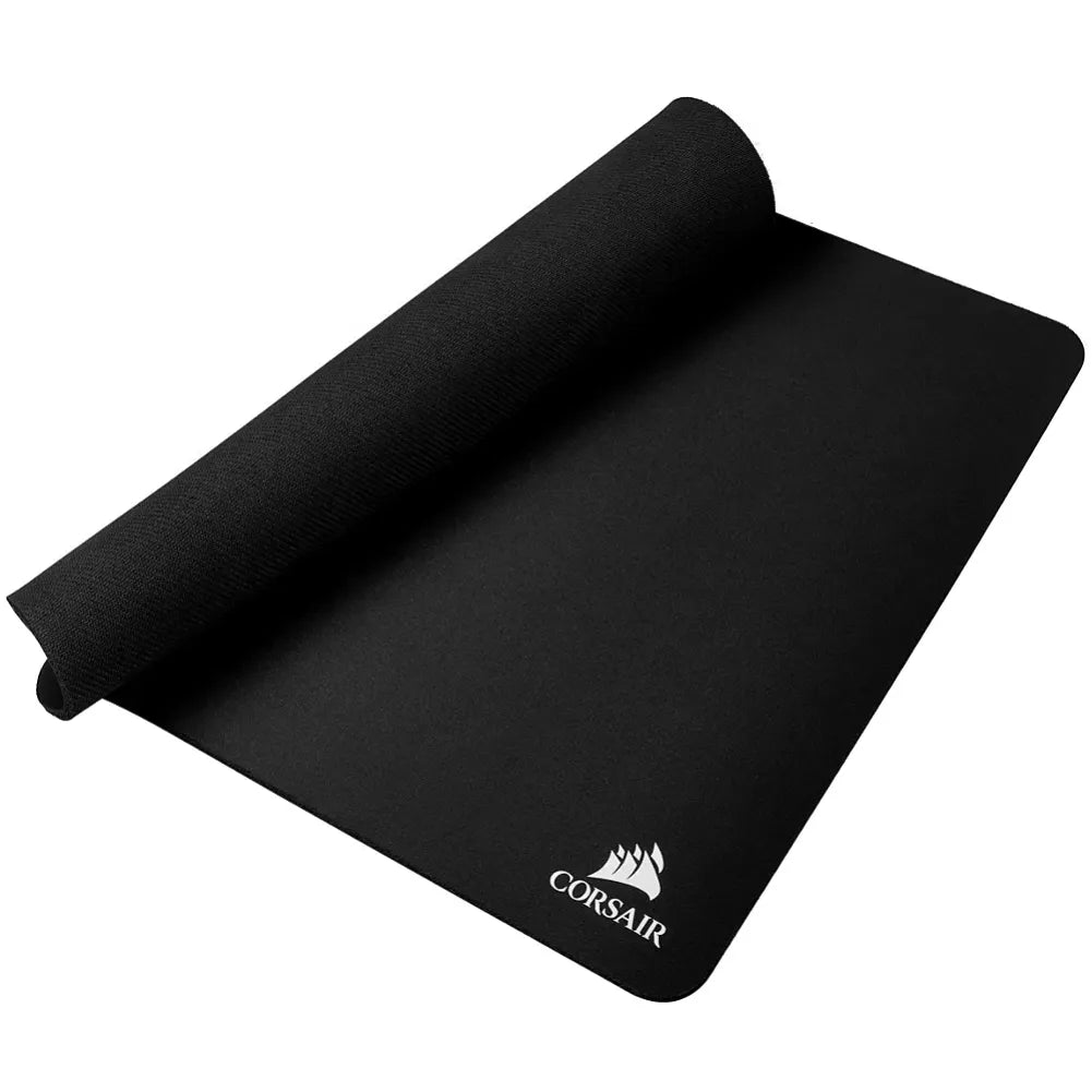 Corsair MM100 Taille M gaming mouse pad with anti-slip base and textured surface for precision and control.