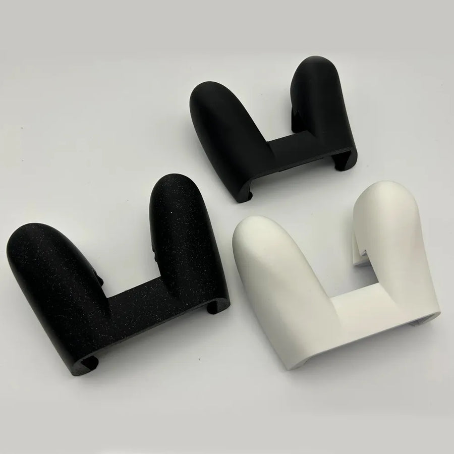 Grip ergonomique Miyoo Mini Plus - Accessoires en noir et blanc pour confort amélioré