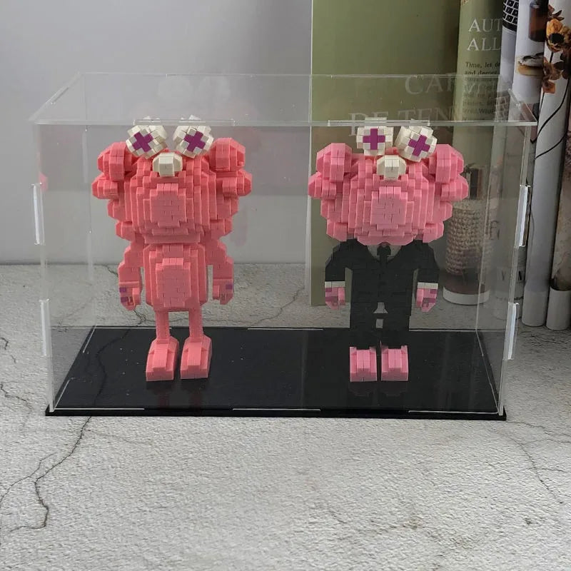 Vitrine en acrylique transparent à assembler pour figurines et objets de collection — visuel 21
