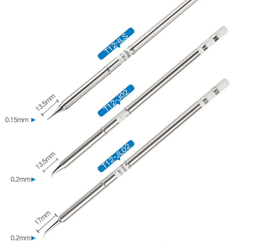 Panne de fer à souder T12 de rechange pour manche et station à cartouche T12 (visuel 10)