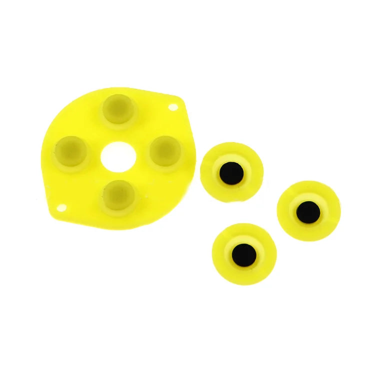 Yellow Game Gear conductive membranes