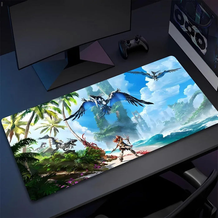 Vier von Forbidden West inspirierte Motive — XXL-Mauspad - Horizon Zero Dawn Forbidden West